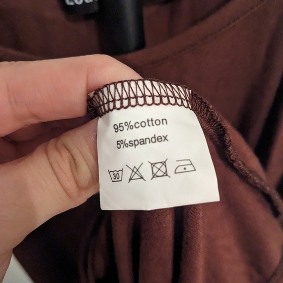 LouKeith long flowy tank brown size M - Picture 5 of 6